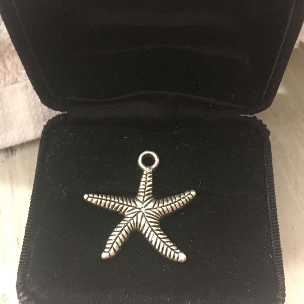 Silver Starfish Charm